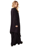 Vestido Curto Com Pontas Laterais Preto Yacamim E15