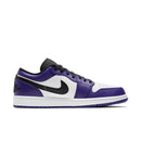 Tênis Nike Air Jordan 1 Low Court Purple White - 553558-500