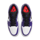Tênis Nike Air Jordan 1 Low Court Purple White - 553558-500