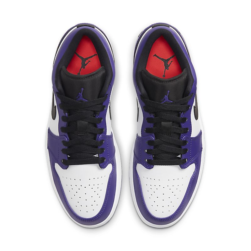 Tênis Nike Air Jordan 1 Low Court Purple White - 553558-500
