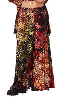 Calça Saruel Pantalona Estampa Digital De Batik Yacamim I10