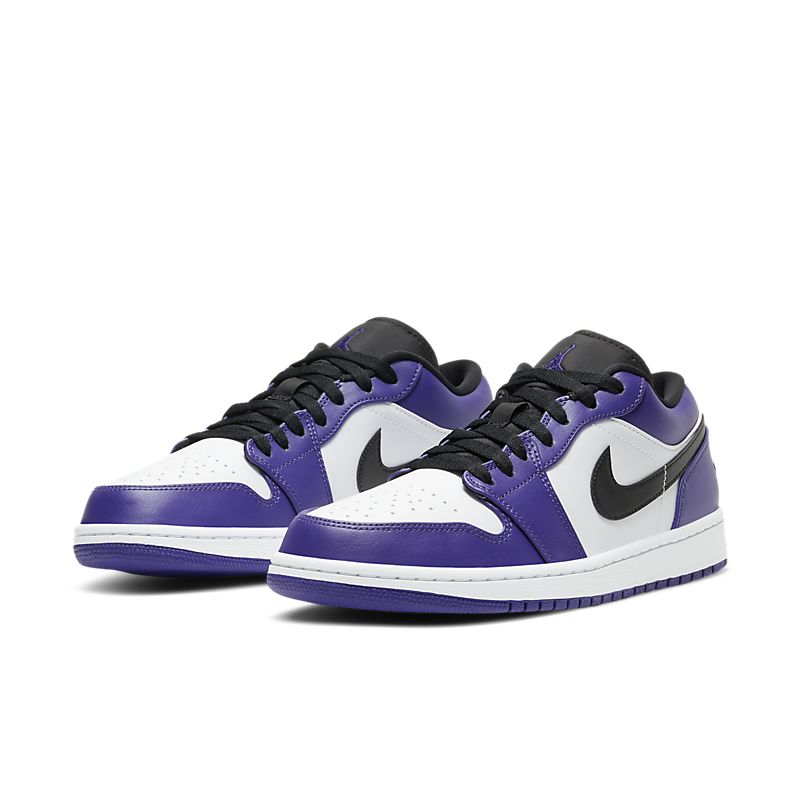 Tênis Nike Air Jordan 1 Low Court Purple White - 553558-500