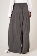 Calça Saruel De Malha Cinza Escuro Yacamim H4