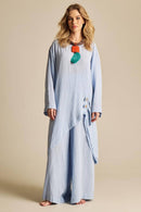 Calça Pantalona Azul Claro Yacamim A30