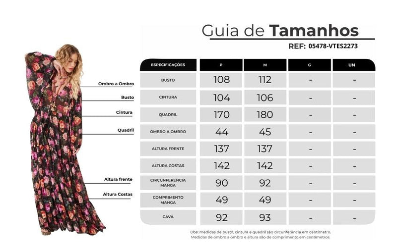 Vestido De Tule Longo Preto Estampa Floral Yacamim D15