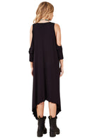 Vestido Curto Com Pontas Laterais Preto Yacamim C5