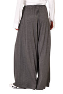 Calça Saruel De Malha Cinza Escuro Yacamim H4