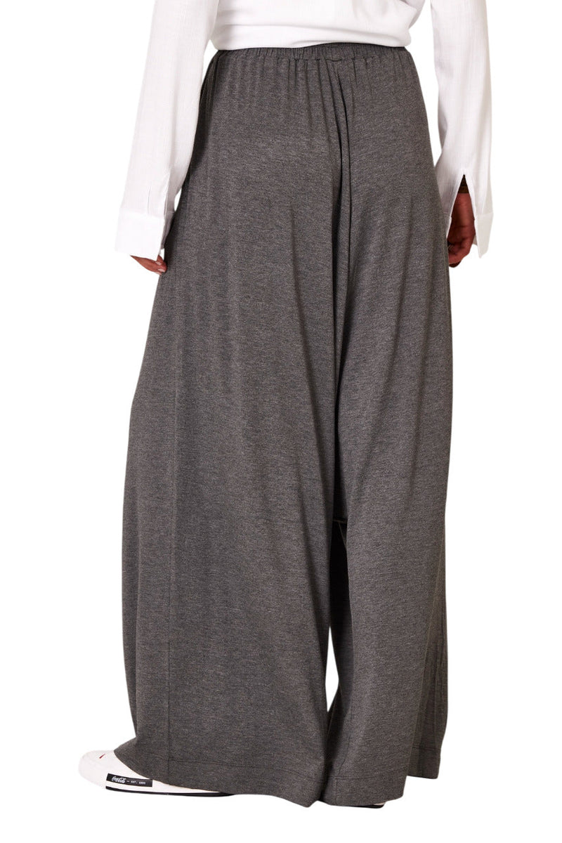 Calça Saruel De Malha Cinza Escuro Yacamim H4