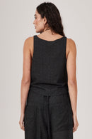 Regata Cropped Preta Yacamim A25