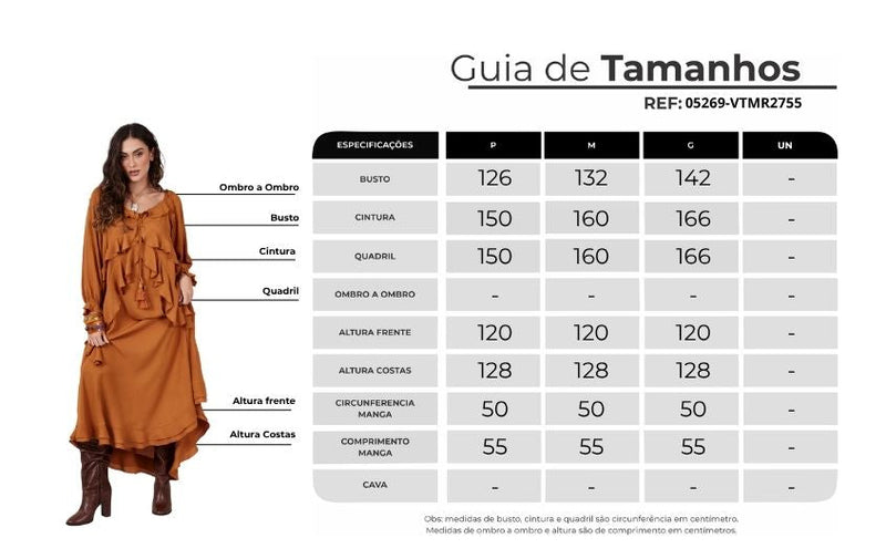 Vestido Longo Ombro A Ombro Caramelo Yacamim C14