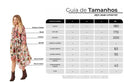 Vestido Curto De Tule Manga 3/8 Rosa Patchwork Yacamim E5
