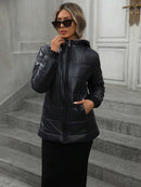 Casaco Feminino Com Touca Peluciado Nick