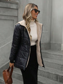 Casaco Feminino Com Touca Peluciado Nick