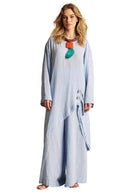 Calça Pantalona Azul Claro Yacamim A30