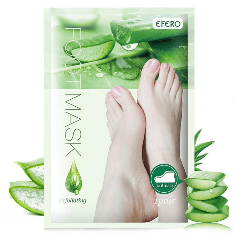 Máscaras De Esfoliação Para Os Pés Com Aloe Vera