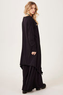 Vestido Curto Com Pontas Laterais Preto Yacamim E15