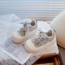 Tênis Infantil Brilhante e Lacinho