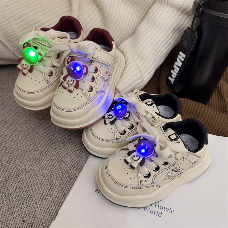 Tênis Infantil Ursinho com Luz