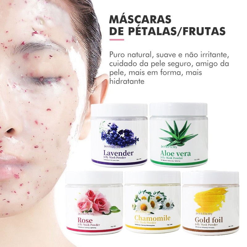 Máscara Facial Natural de geléia em pó - anti-enrugamento - Últimas Unidades