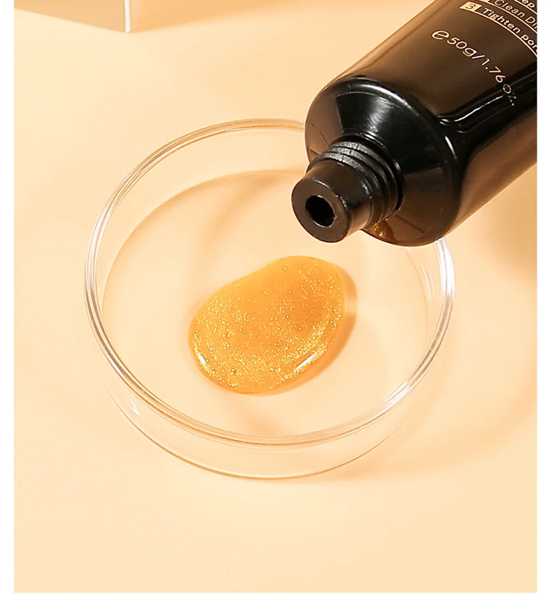Máscara Facial Peeling de Colágeno Ativo de Caracol de Ouro 24K - Hidratante e Controle de Oleosidade