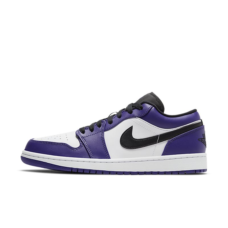 Tênis Nike Air Jordan 1 Low Court Purple White - 553558-500