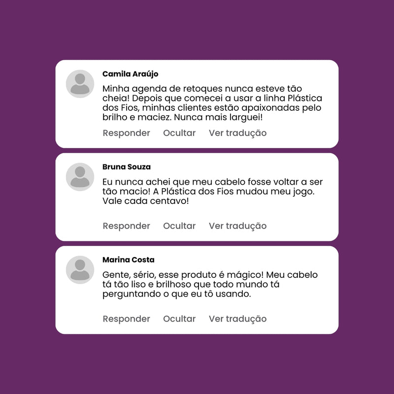 Máscara De Tratamento 300g Plástica Dos Fios - Prohair