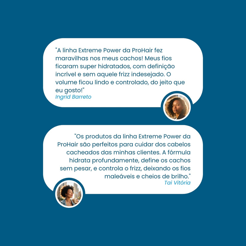 Máscara de Tratamento para Cachos 500g Extreme Power  Prohair