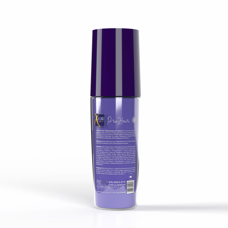 Fluido Top Cream 10 em 1 -Proteção e Correção dos Fios loiros Xblond Supreme - 150ML