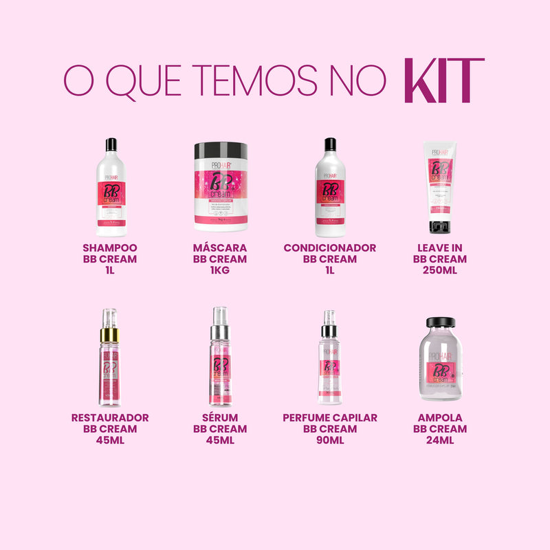 Kit Profissional Completo BB Cream