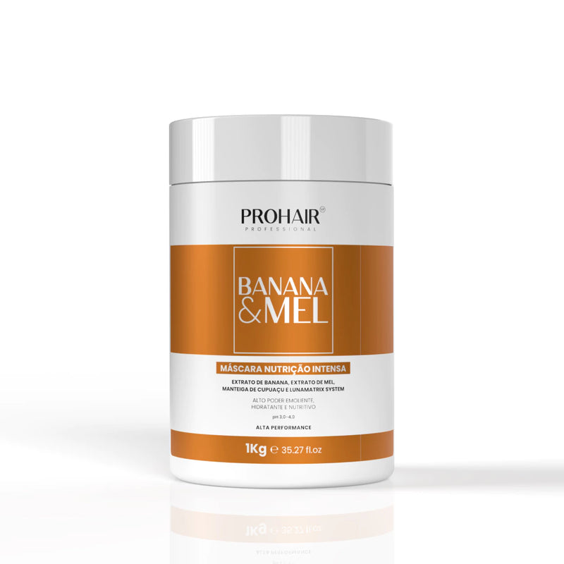 Máscara Prohair Nutrição Intensa Banana e Mel 1KG