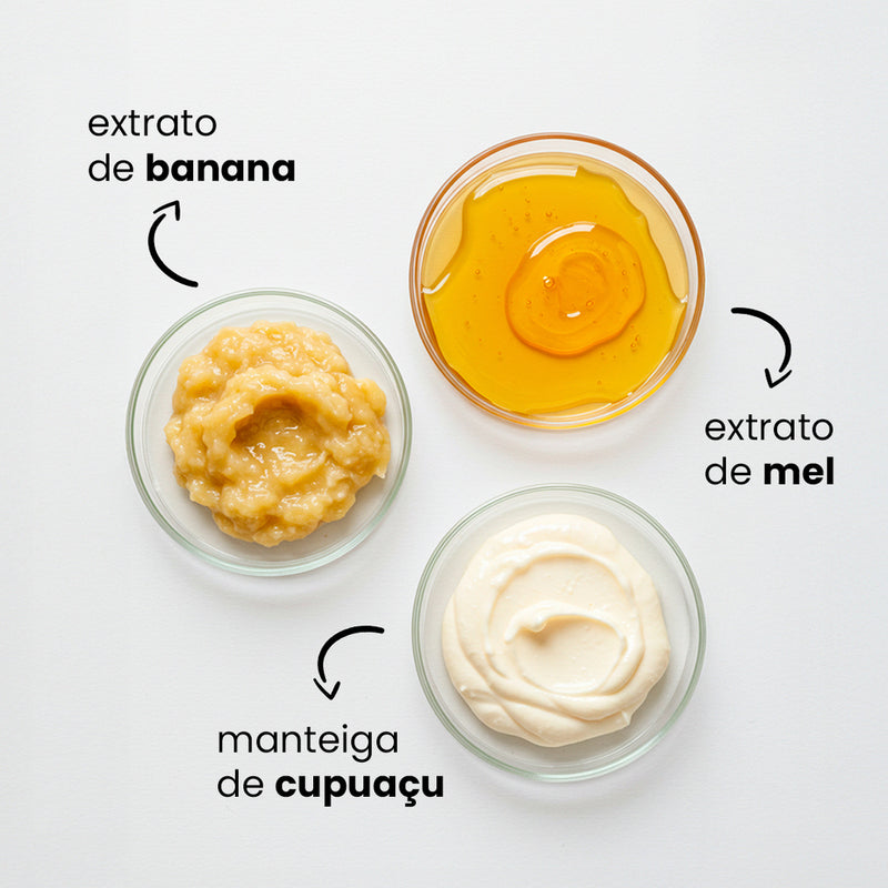 Kit Banana e Mel Nutrição Intensa Capilar 5 Itens