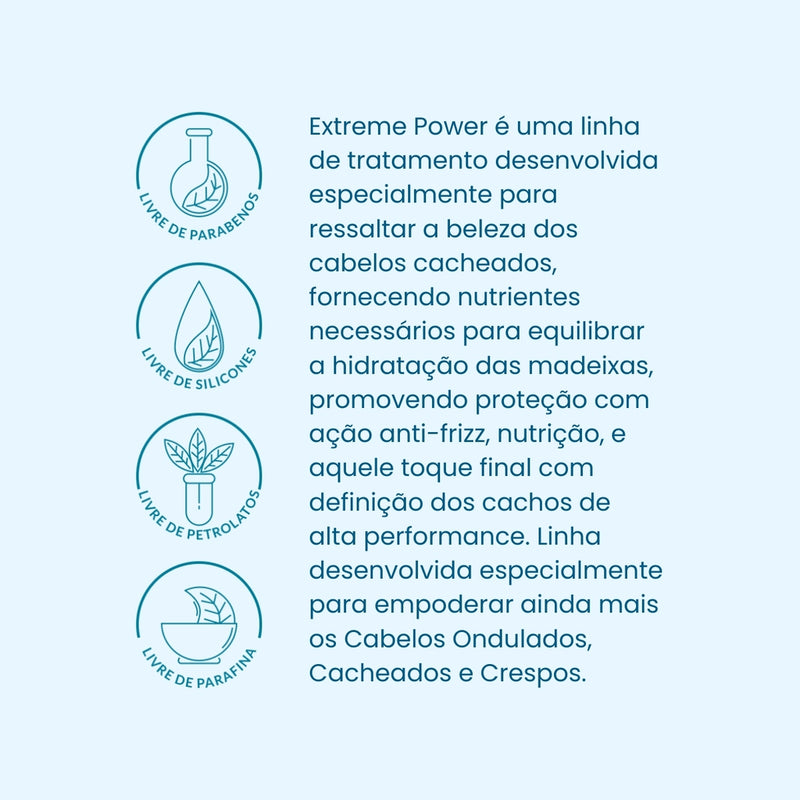 Máscara de Tratamento para Cachos 500g Extreme Power  Prohair