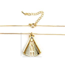 Colar Nossa Senhora Aparecida Banhado a Ouro 18k